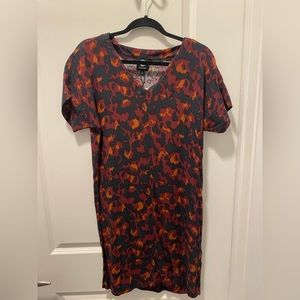 NWT bobeau leopard dress